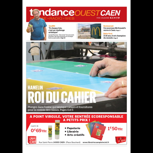 Article Tendance Ouest Caen