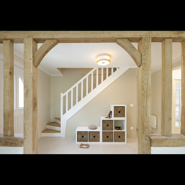 Rénovation maison de vacances : hall d'entrée - Deauville (14800)