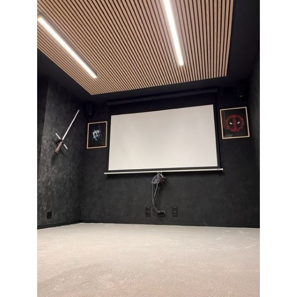 Création d'une salle de cinéma