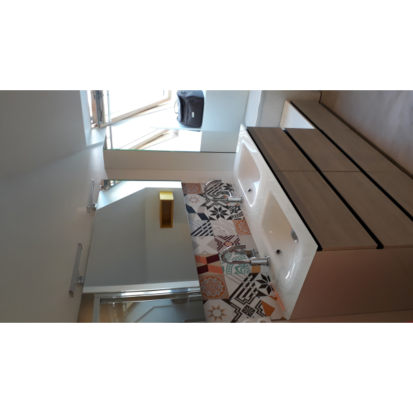 Transformation salle d'eau